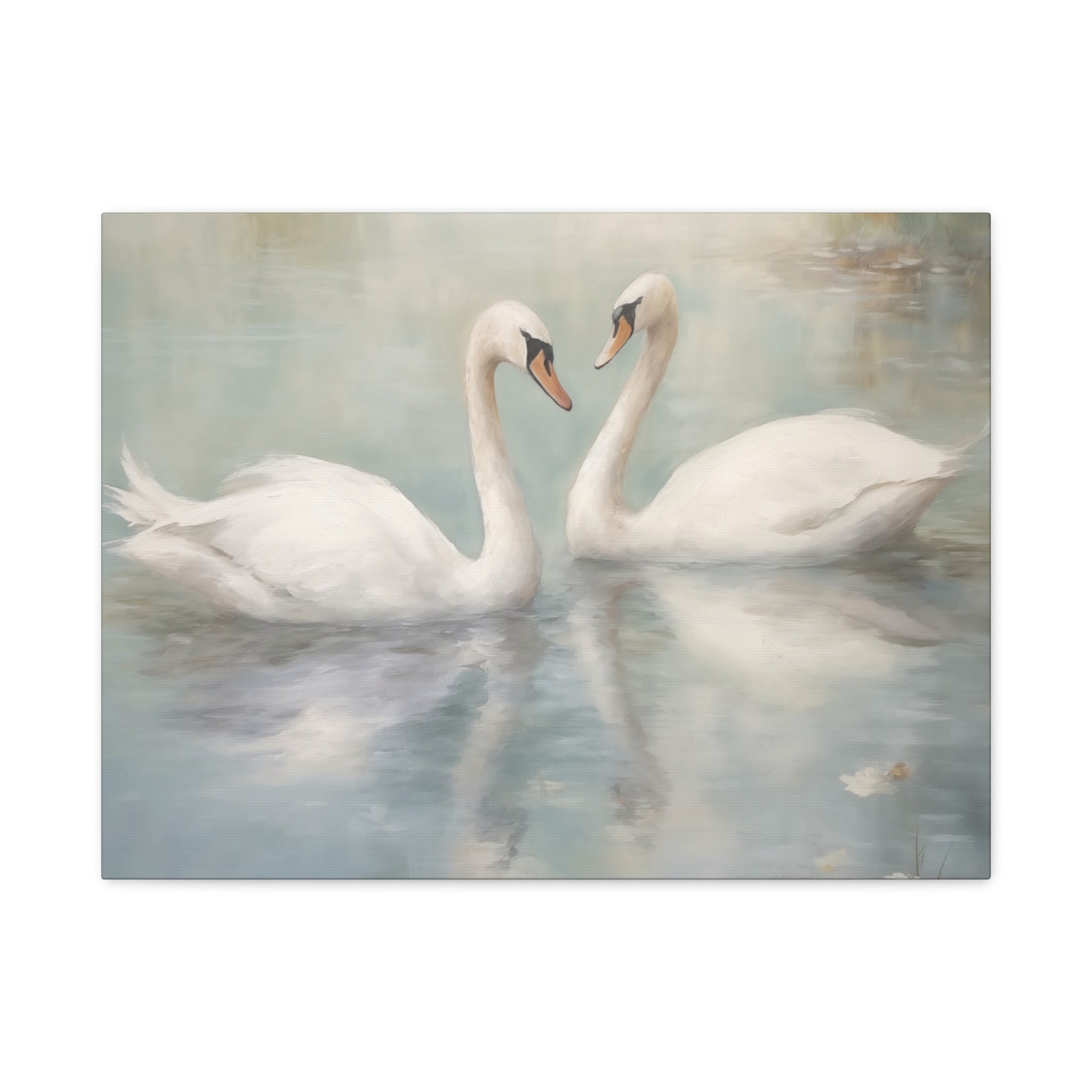Coquette Swans Canvas
