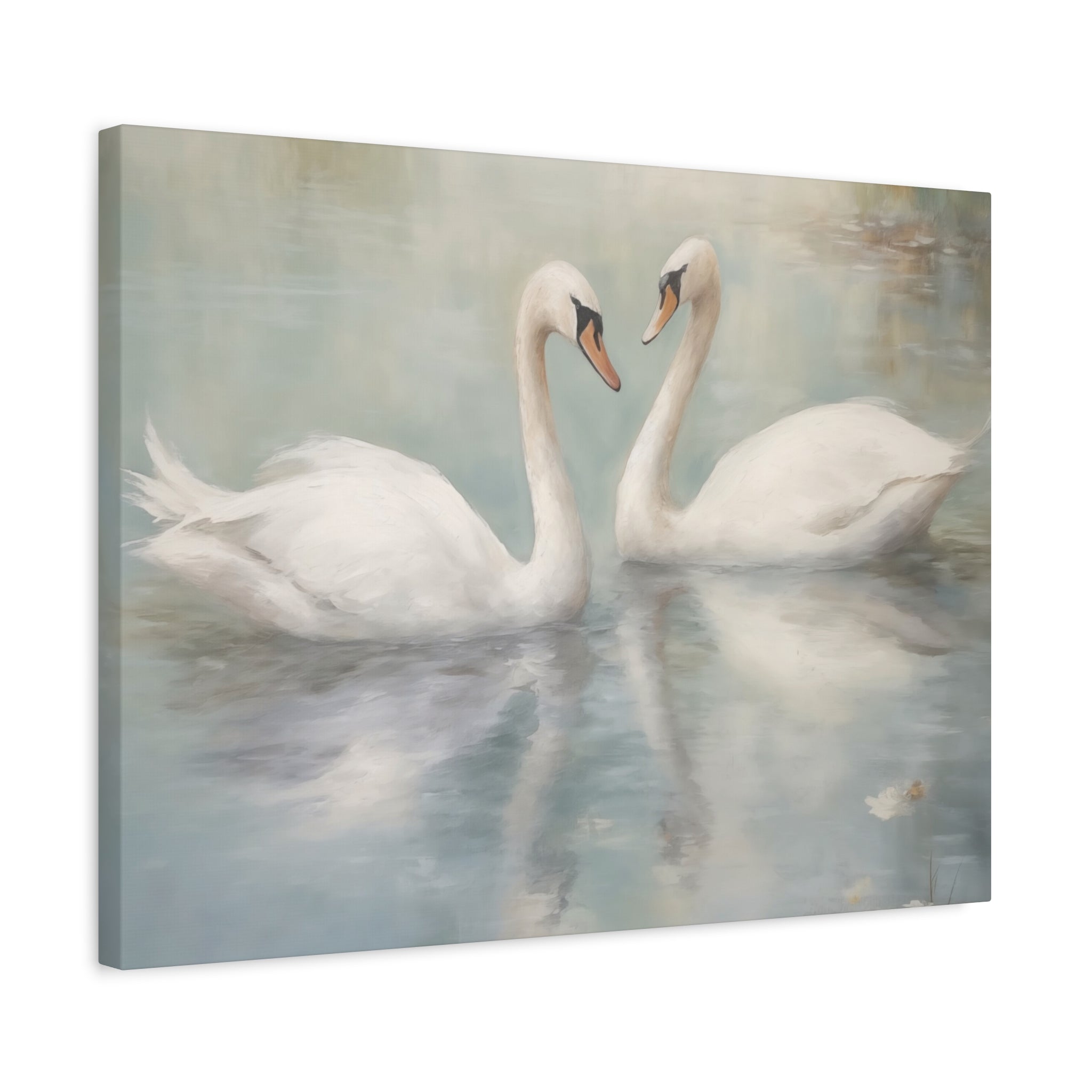 Coquette Swans Canvas