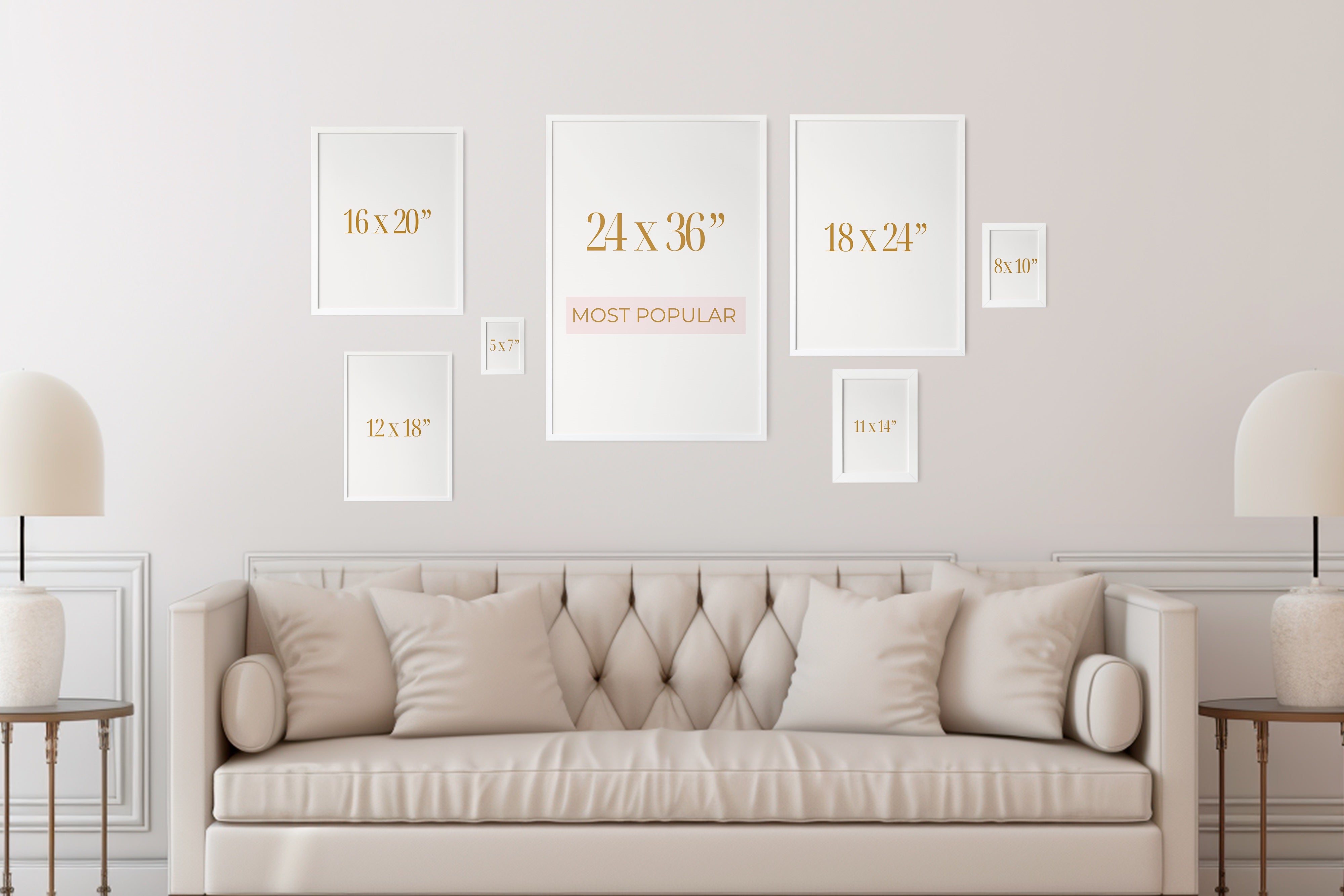Rustic Serenity in Spring set of 6